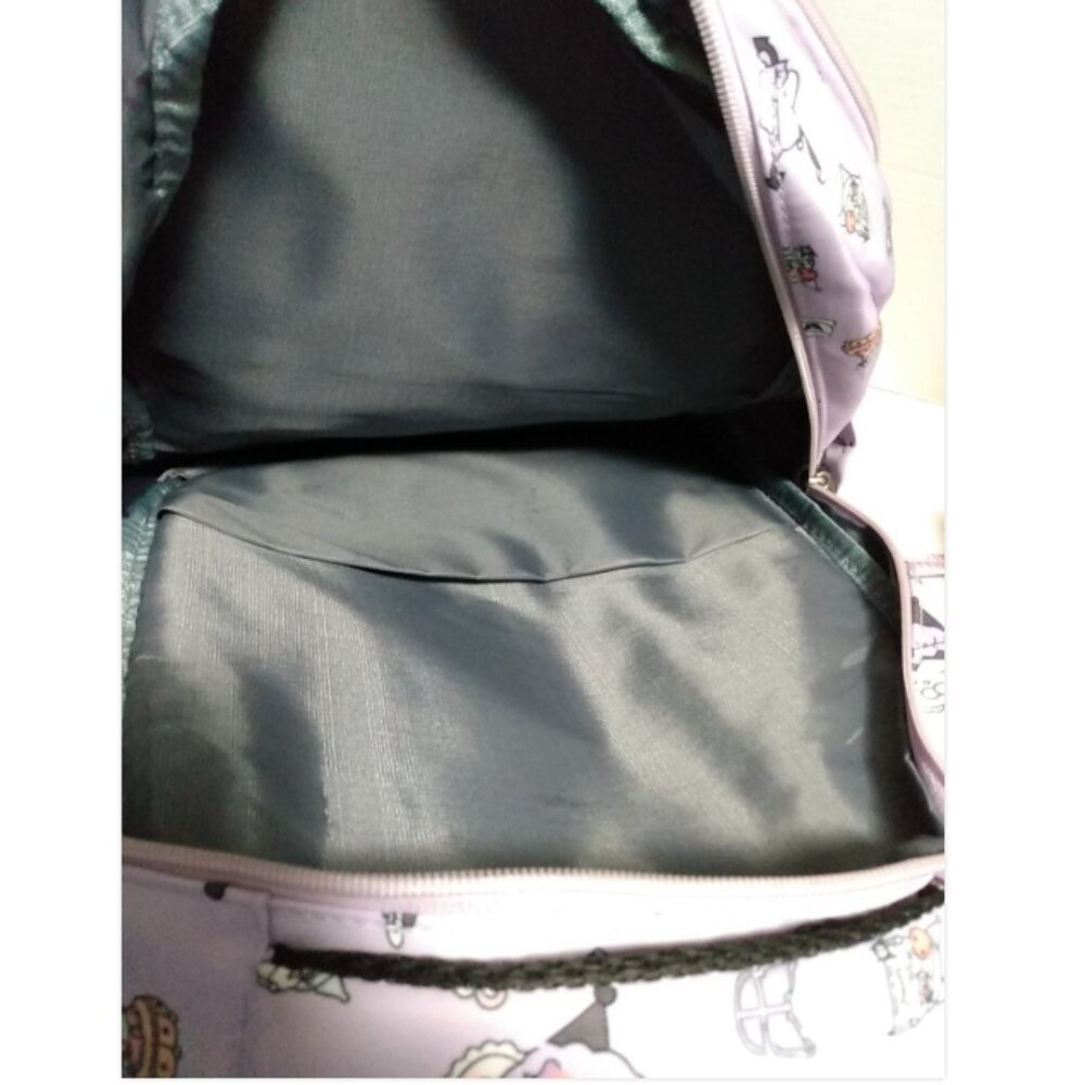 Kuromi Lavender Backpack Dear Sunny Hello Kitty Purple All Over Print AOP Girls - Picture 5 of 8